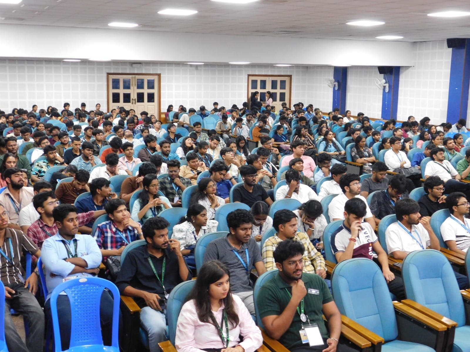 Packed auditorium at an E-Cell SRMIST event